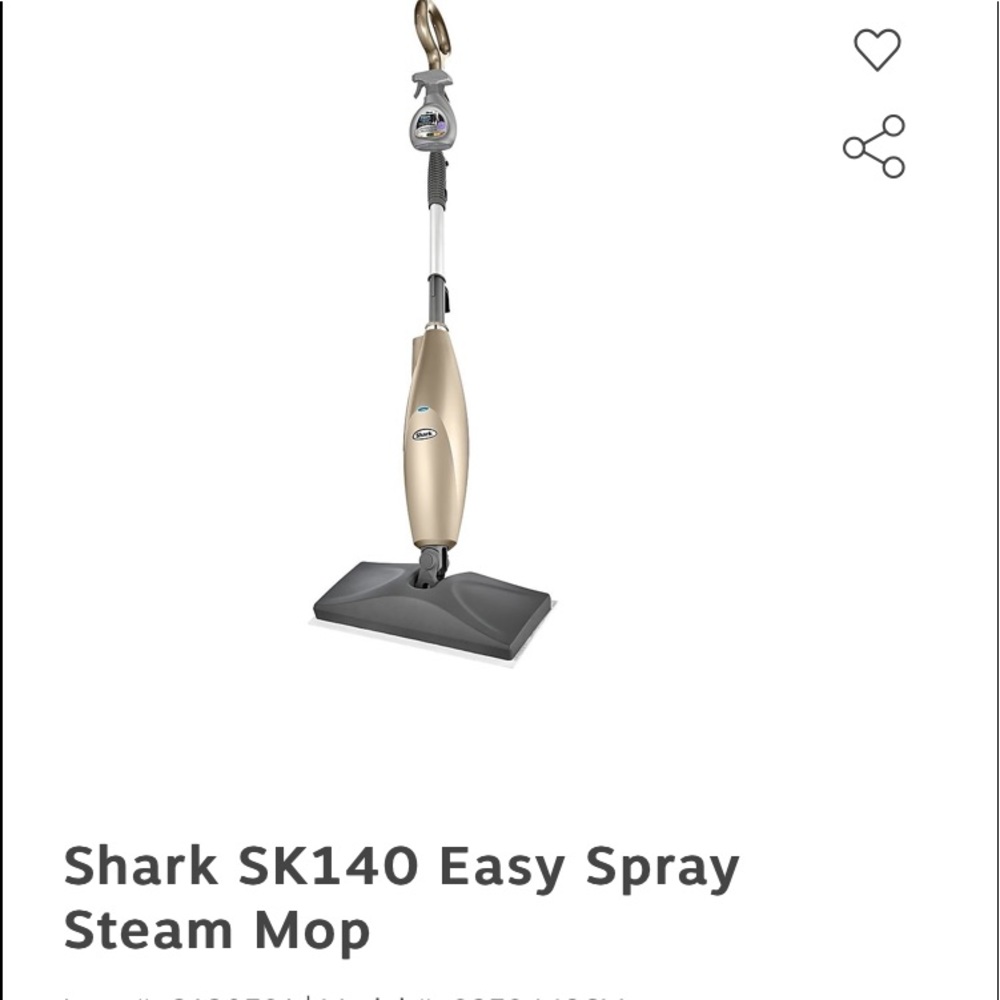Shark steam mop